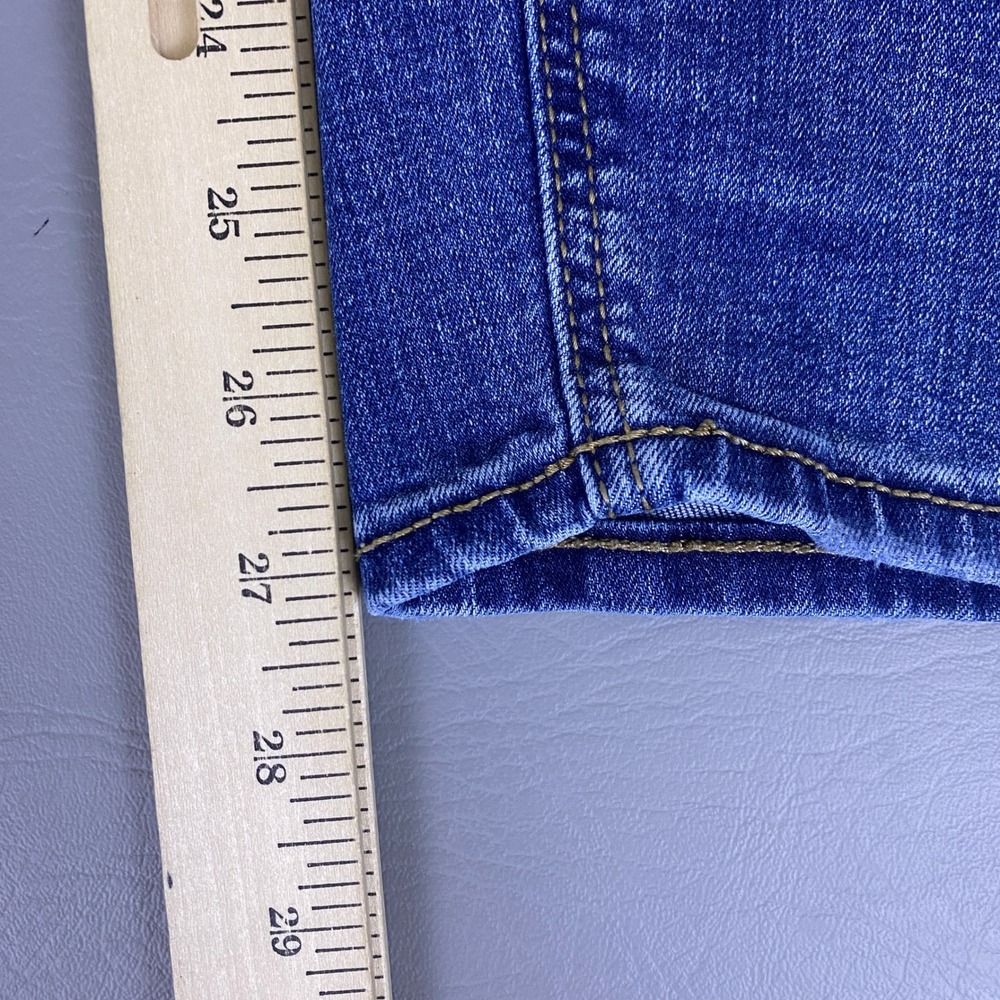 Old Navy Jeans‎ Women Size 18 Blue High-Rise Rockstar Super Skinny Distressed - Picture 9 of 11
